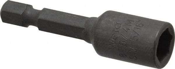 Wera - 5/16" Magnetic Nutsetter - 1/4" Hex Drive, 2" OAL, 1/2" Socket Nose Diam - Makers Industrial Supply