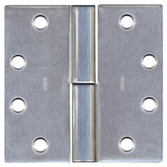 Stanley - 4-1/2" Long x 4-1/2" Wide 304 Stainless Steel Full Mortise Commercial Hinge - Makers Industrial Supply