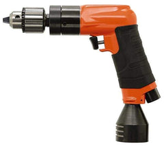 Dotco - 1/2" Keyed Chuck - Pistol Grip Handle, 3,200 RPM, 1.4 hp, 90 psi - Makers Industrial Supply