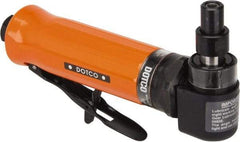 Dotco - 1/4" Collet, Angle Handle, Air Angle Die Grinder - 20,000 RPM, Rear Exhaust, 23 CFM, 0.4 hp, 90 psi, 1/4" Inlet - Makers Industrial Supply