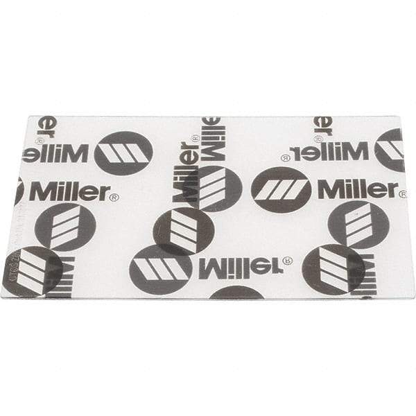 Miller Electric - Welding Lenses & Plates - 4-1/4X2-1/2 LENS COVER MILLER WELDING - Makers Industrial Supply