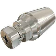 Iscar - ER32 Taper Shank Tension & Compression Tapping Chuck - #10" Max Tap Capacity, 0.787" Projection - Exact Industrial Supply