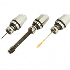 Iscar - ER32 Taper Shank Tension & Compression Tapping Chuck - M2 to M4 Tap Capacity, 20mm Projection - Exact Industrial Supply