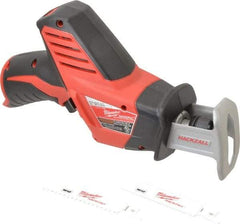 Milwaukee Tool - 12V, 0 to 3,000 SPM, Cordless Reciprocating Saw - 1/2" Stroke Length, 11" Saw Length, Lithium-Ion Batteries Not Included - Makers Industrial Supply