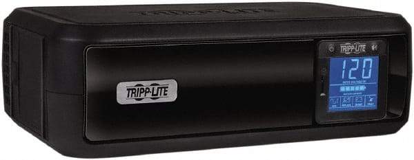 Tripp-Lite - 15 Amp, 900 VA, Tower Mount Line Interactive Backup Uninterruptible Power Supply - Backup 3 min with Full Load & 10 min with Half Load, 120 VAC Input & Output, 475 Watt Output, 1 Phases, 6 Outlets - Makers Industrial Supply