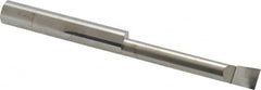 Accupro - 0.32" Min Bore Diam, 2" Max Bore Depth, 3/8 Shank Diam, Corner Radius Boring Bar - 0.005 to 0.008" Corner Radius, Right Hand Cut, Solid Carbide, Bright Finish - Exact Industrial Supply