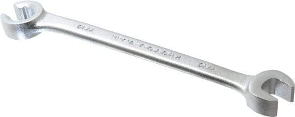 Proto - 7/16 x 7/16", Satin Finish, Combination Flare Nut Wrench - 12 Points, 6-1/32" OAL, Steel, Double End Head - Makers Industrial Supply