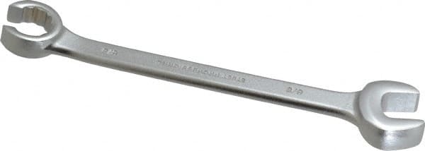 Proto - 5/8 x 5/8", Satin Finish, Combination Flare Nut Wrench - 12 Points, 7-5/8" OAL, Steel, Double End Head - Makers Industrial Supply