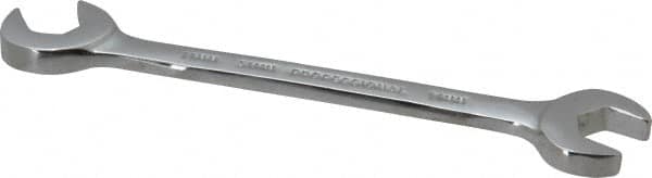 Proto - 11mm Standard Open End Wrench - 5" OAL, Double End, Chrome Finish, 15° & 60° Head Angle - Makers Industrial Supply