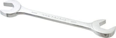 Proto - 18mm Standard Open End Wrench - 6-47/64" OAL, Double End, Chrome Finish, 15° & 60° Head Angle - Makers Industrial Supply