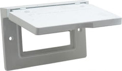 Cooper Crouse-Hinds - Electrical Outlet Box Aluminum Weatherproof Cover - Includes Gasket - Makers Industrial Supply