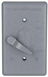 Cooper Crouse-Hinds - Electrical Outlet Box Aluminum Weatherproof Cover - Includes Gasket - Makers Industrial Supply