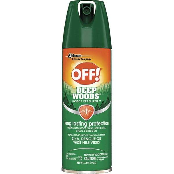 OFF! - 6 oz 25% DEET Aerosol Spray - For Black Flies, Chiggers, Fleas, Gnats, Mosquitos, Ticks - Makers Industrial Supply