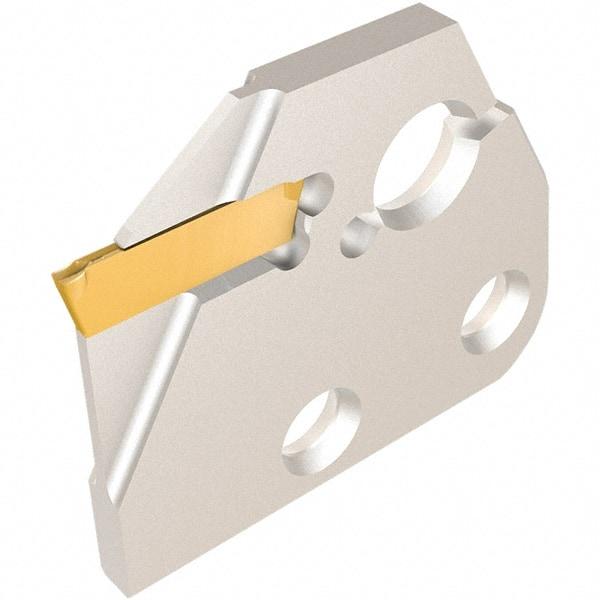 Iscar - Left Hand, 2.5mm Insert Width, Indexable Cutoff and Grooving Support Blade - DGAD 2B-D20 - Makers Industrial Supply