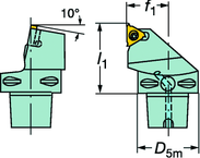 C5-266RFGZ35060-22 CoroThread® 266 Coromant Capto® Toolholder - Makers Industrial Supply