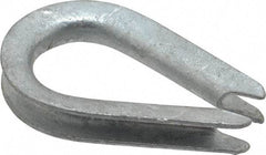 Value Collection - 1/8" Wire Rope Thimble Clip - Steel, Galvanized - Makers Industrial Supply