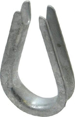 Value Collection - 3/16" Wire Rope Thimble Clip - Steel, Galvanized - Makers Industrial Supply