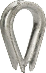 Value Collection - 7/16" Wire Rope Thimble Clip - Steel, Galvanized - Makers Industrial Supply