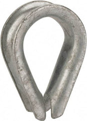 Value Collection - 3/4" Wire Rope Thimble Clip - Steel, Galvanized - Makers Industrial Supply