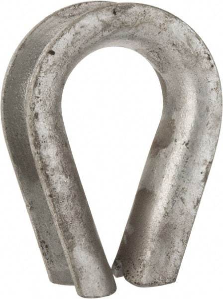 Value Collection - 7/8" Wire Rope Thimble Clip - Steel, Galvanized - Makers Industrial Supply