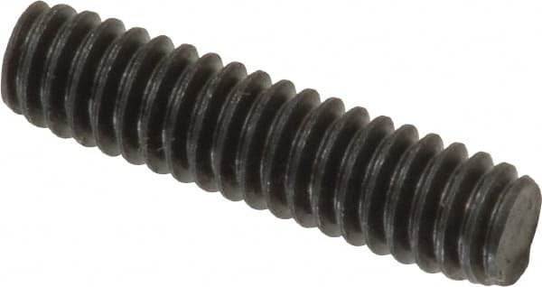 Value Collection - 1/4-20 1" OAL Fully Threaded Stud - Carbon Steel, Plain Finish - Makers Industrial Supply