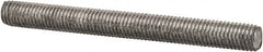 Value Collection - 1/4-28 2-1/2" OAL Fully Threaded Stud - Carbon Steel, Plain Finish - Makers Industrial Supply