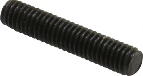 Value Collection - M6x1.0 30mm OAL Fully Threaded Stud - Carbon Steel, Plain Finish, Metric - Makers Industrial Supply