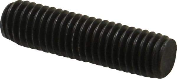 Value Collection - M8x1.25 30mm OAL Fully Threaded Stud - Carbon Steel, Plain Finish, Metric - Makers Industrial Supply