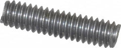 Value Collection - 1/4-20 1" OAL Fully Threaded Stud - Aluminum, Plain Finish - Makers Industrial Supply