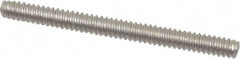 Value Collection - #6-32 1-1/2" OAL Fully Threaded Stud - Stainless Steel, Plain Finish - Makers Industrial Supply