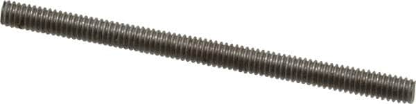 Value Collection - #8-32 2-1/2" OAL Fully Threaded Stud - Stainless Steel, Plain Finish - Makers Industrial Supply