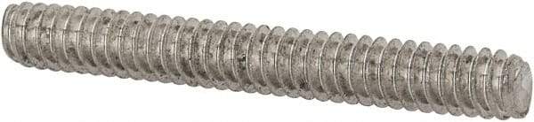 Value Collection - #10-24 1-1/2" OAL Fully Threaded Stud - Stainless Steel, Plain Finish - Makers Industrial Supply