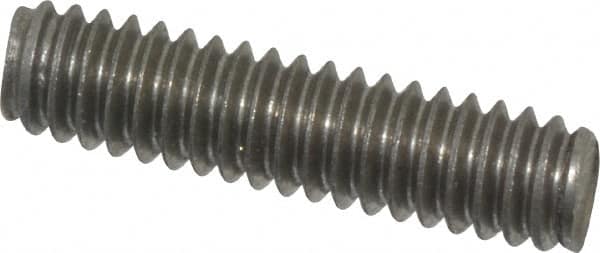 Value Collection - 1/4-20 1" OAL Fully Threaded Stud - Stainless Steel, Plain Finish - Makers Industrial Supply