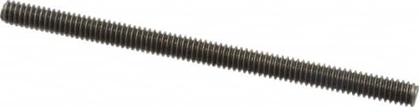 Value Collection - 1/4-20 4" OAL Fully Threaded Stud - Stainless Steel, Plain Finish - Makers Industrial Supply