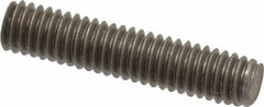 Value Collection - 5/16-18 1-1/2" OAL Fully Threaded Stud - Stainless Steel, Plain Finish - Makers Industrial Supply