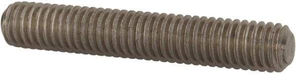 Value Collection - 3/8-16 2-1/4" OAL Fully Threaded Stud - Stainless Steel, Plain Finish - Makers Industrial Supply