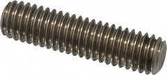 Value Collection - 3/8-16 1-1/2" OAL Fully Threaded Stud - Stainless Steel, Plain Finish - Makers Industrial Supply