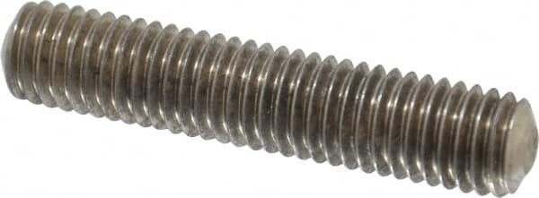 Value Collection - 1/2-13 2-1/2" OAL Fully Threaded Stud - Stainless Steel, Plain Finish - Makers Industrial Supply