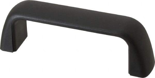 J.W. Winco - 105mm Center to Center, Black Matte Finish Plastic Pull Handle - 29mm Long, 37mm High - Makers Industrial Supply