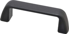 J.W. Winco - 117mm Center to Center, Black Matte Finish Plastic Pull Handle - 32mm Long, 40mm High - Makers Industrial Supply