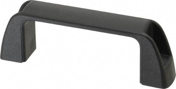 J.W. Winco - 95.5mm Center to Center, Black Matte Finish Plastic Pull Handle - 30mm Long, 36mm High - Makers Industrial Supply