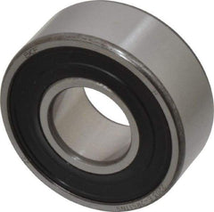 SKF - 17mm Bore Diam, 40mm OD, Double Seal Self Aligning Radial Ball Bearing - 16mm Wide, 2 Rows, Round Bore, 573 Lb Static Capacity, 2,380 Lb Dynamic Capacity - Makers Industrial Supply