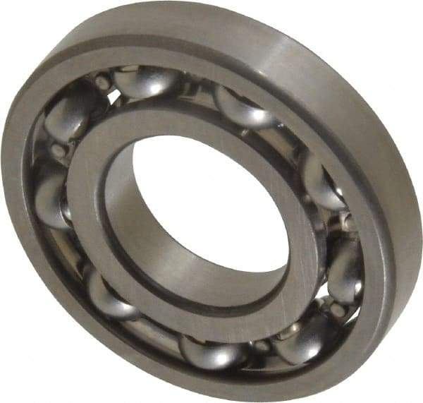 SKF - 3/4" Bore Diam, 1-5/8" OD, Open Deep Groove Radial Ball Bearing - 5/16" Wide, 1 Row, Round Bore, 1,150 Lb Static Capacity, 2,100 Lb Dynamic Capacity - Makers Industrial Supply