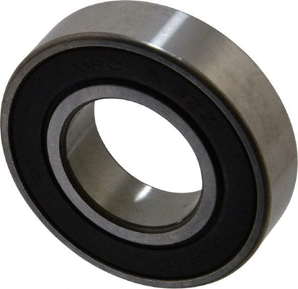 SKF - 1" Bore Diam, 2" OD, Double Seal Deep Groove Radial Ball Bearing - 1/2" Wide, 1 Row, Round Bore, 1,350 Lb Static Capacity, 2,270 Lb Dynamic Capacity - Makers Industrial Supply