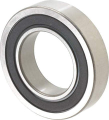 SKF - 1-1/4" Bore Diam, 2-1/4" OD, Double Seal Deep Groove Radial Ball Bearing - 1/2" Wide, 1 Row, Round Bore, 2,090 Lb Static Capacity, 3,150 Lb Dynamic Capacity - Makers Industrial Supply