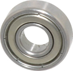 SKF - 1/4" Bore Diam, 5/8" OD, Double Shield Deep Groove Radial Ball Bearing - 0.196" Wide, 1 Row, Round Bore, 139 Lb Static Capacity, 332 Lb Dynamic Capacity - Makers Industrial Supply