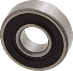 SKF - 1/4" Bore Diam, 5/8" OD, Double Seal Deep Groove Radial Ball Bearing - 0.196" Wide, 1 Row, Round Bore, 139 Lb Static Capacity, 332 Lb Dynamic Capacity - Makers Industrial Supply