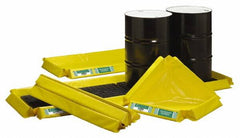 Enpac - Spill Pallets, Platforms, Sumps & Basins Number of Drums: 6 Sump Capacity (Gal.): 60.00 - Makers Industrial Supply