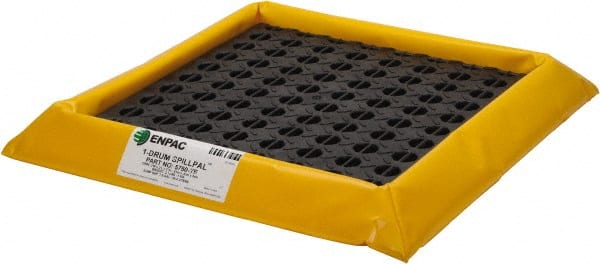 Enpac - Spill Pallets, Platforms, Sumps & Basins Number of Drums: 1 Sump Capacity (Gal.): 10.00 - Makers Industrial Supply