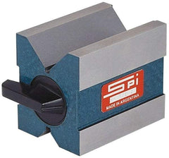 SPI - 0.19 to 1-3/4" Capacity, 90° Angle, Hardened Steel V-Block - 2-3/4" Long x 2" Wide x 2-3/8" High, Sold as Matched Pair - Makers Industrial Supply